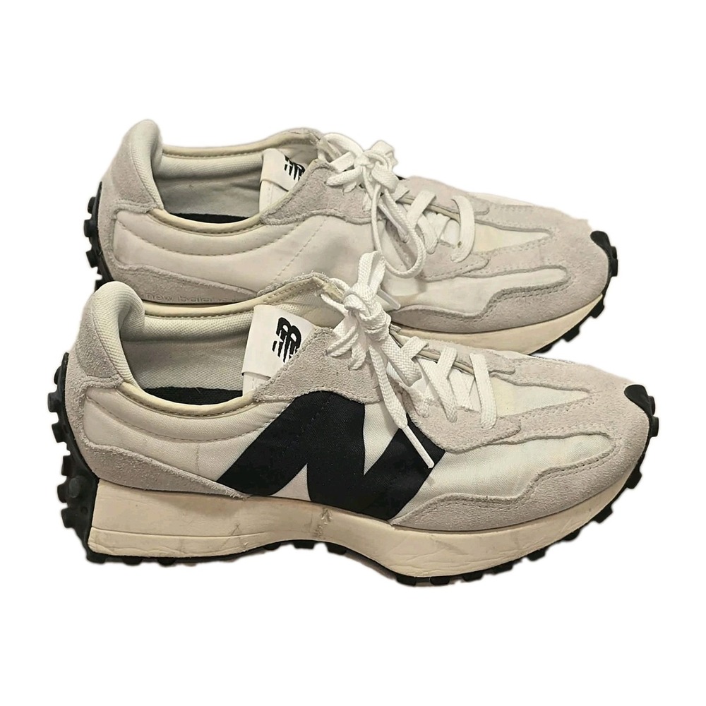New Balance 327 WS327FE White Black Sneakers Women's US 7.5 Retro Running